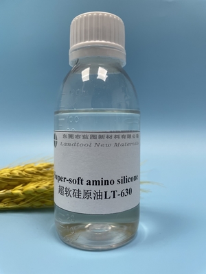 Adoucissant aminé de silicone de viscosité cationique faible utilisé en coton et polyester