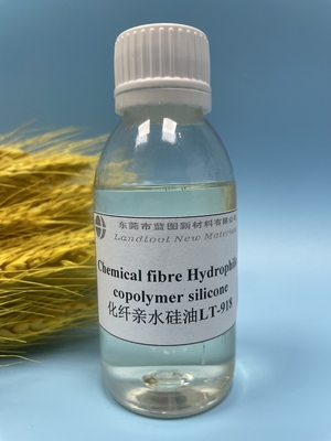 Silicone hydrophile de copolymère de fibre chimique de forte concentration pour cationique faible de textiles