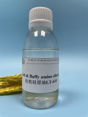Huile de silicone aminée cationique faible de contenu actif de 100%