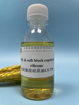 Huile de silicone de Pale Yellow Transparent Weak Cationic PH8.0