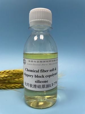 Agent de ramollissement en bloc de silicone lisse de copolymère For Polyester/Angola/fil tourné de noyau