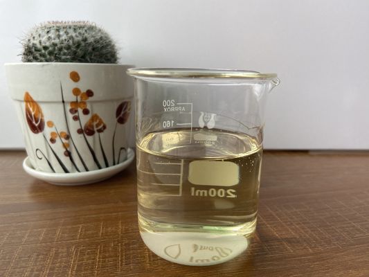 Huile de silicone de Pale Yellow Transparent Weak Cationic PH8.0