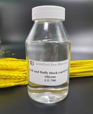 Contenu actif synthétique du copolymère en bloc de silicone de fibre 68%